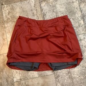 Skort Title Nine L Dark Red